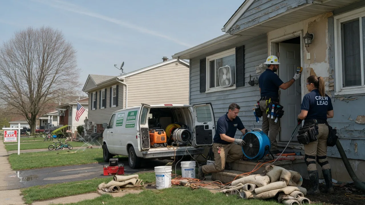Flood Cleanup in Muldrow, OK near me